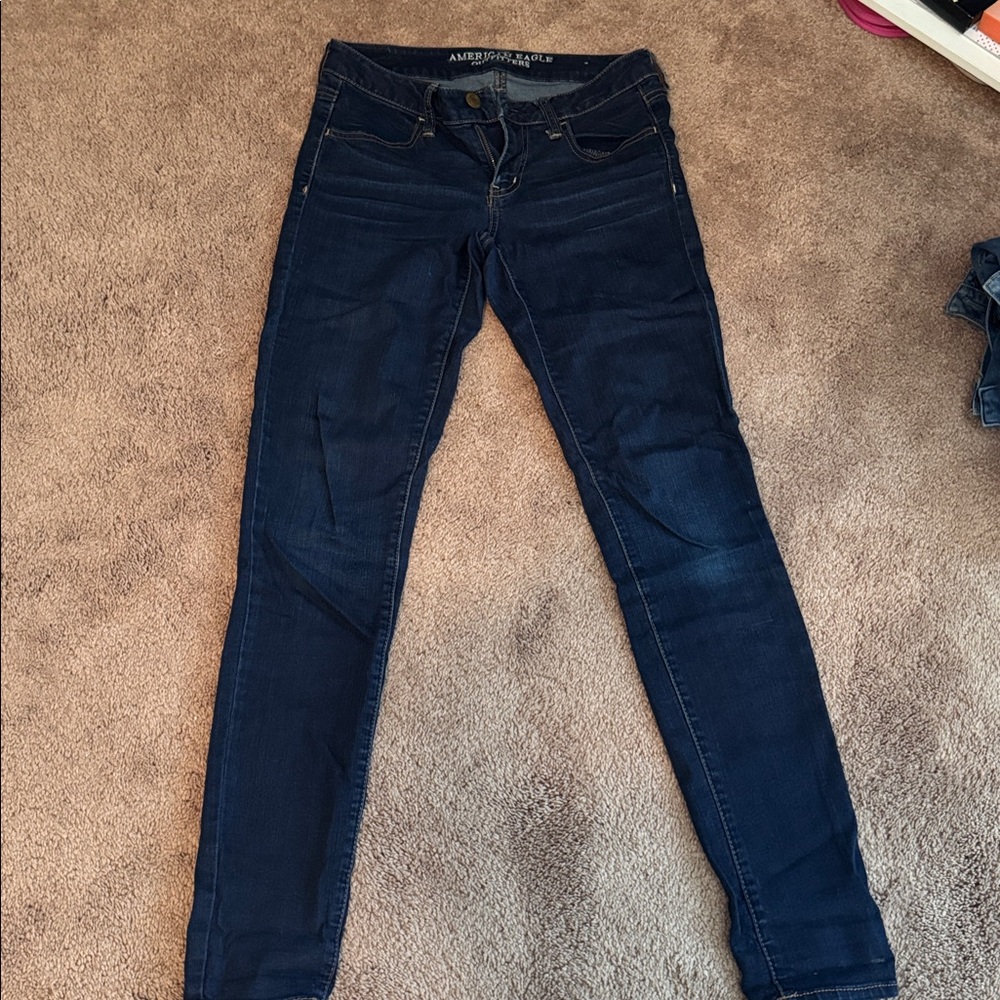 American Eagle Outfitters Dark Blue Jeggings